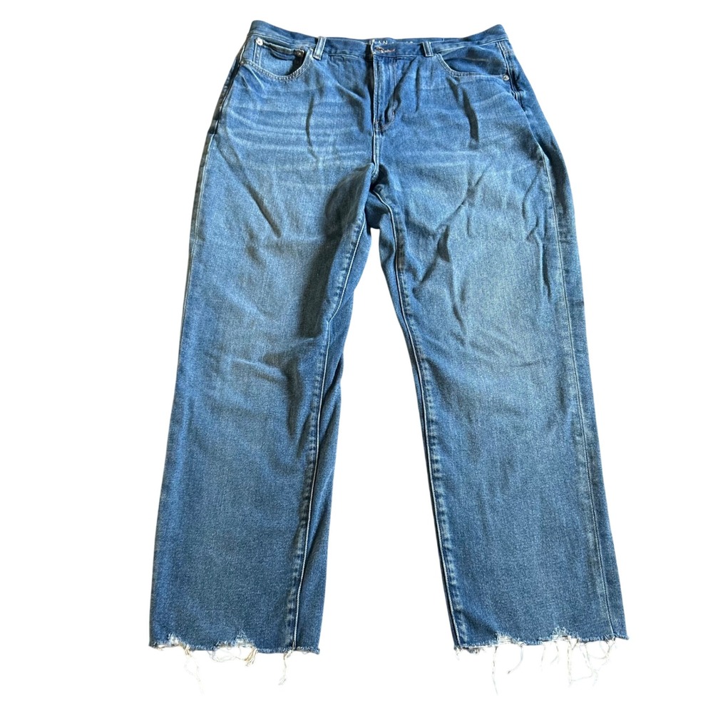 American Eagle Mom Jeans Womens Size 16 Regular Blue Denim Jean